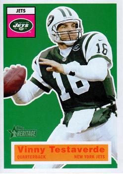 #95 Vinny Testaverde - New York Jets - 2001 Topps Heritage Football