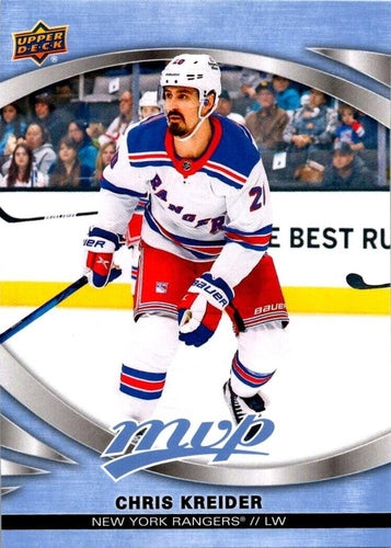 #95 Chris Kreider - New York Rangers - 2023-24 Upper Deck MVP Hockey