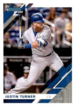 #95 Justin Turner - Los Angeles Dodgers - 2019 Donruss Baseball