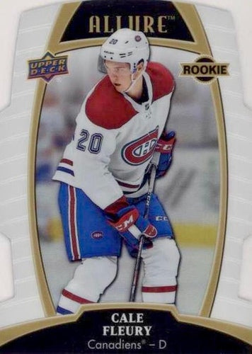 #95 Cale Fleury - Montreal Canadiens - 2019-20 Upper Deck Allure - White Rainbow Hockey