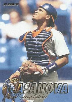 #95 Raul Casanova - Detroit Tigers - 1997 Fleer Baseball