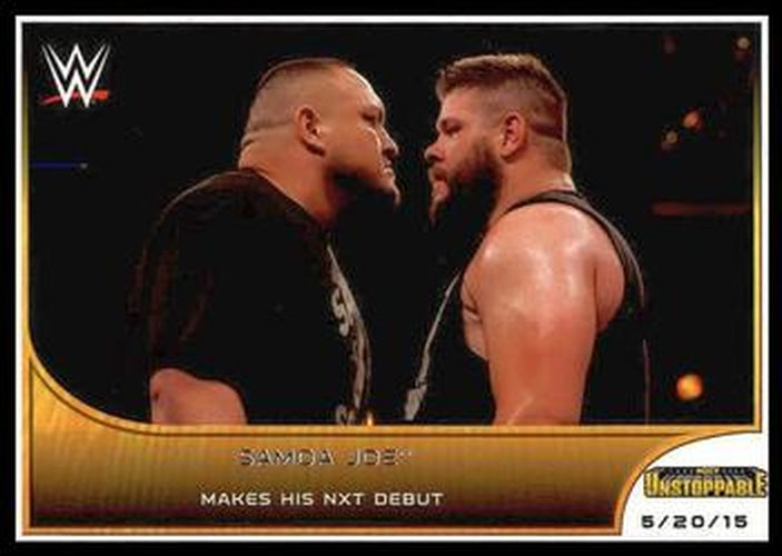 #95 Samoa Joe - 2016 Topps WWE Road to Wrestlemania Wrestling