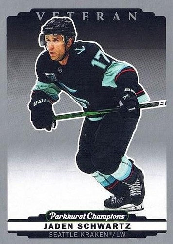 #95 Jaden Schwartz - Seattle Kraken - 2022-23 Parkhurst Champions - Silver Hockey