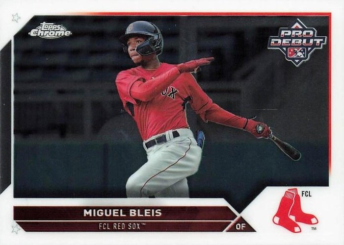#PDC-95 Miguel Bleis - FCL Red Sox - 2023 Topps Pro Debut - Chrome Baseball