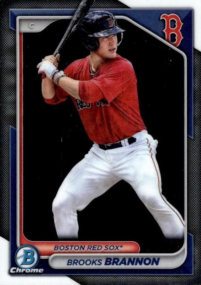 #BCP-95 Brooks Brannon - Boston Red Sox - 2024 Bowman - Chrome Prospects Baseball
