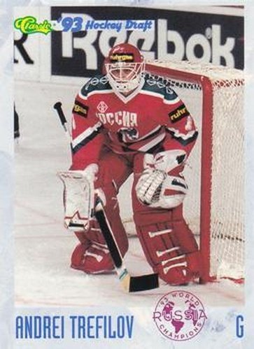 #95 Andrei Trefilov - Russia - 1993 Classic '93 Hockey Draft Hockey