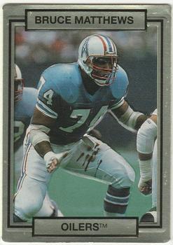 #95 Bruce Matthews - Houston Oilers - 1990 Action Packed Football