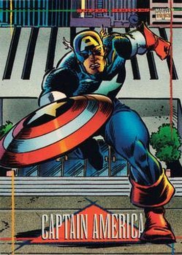 #95 Captain America - 1993 SkyBox Marvel Universe
