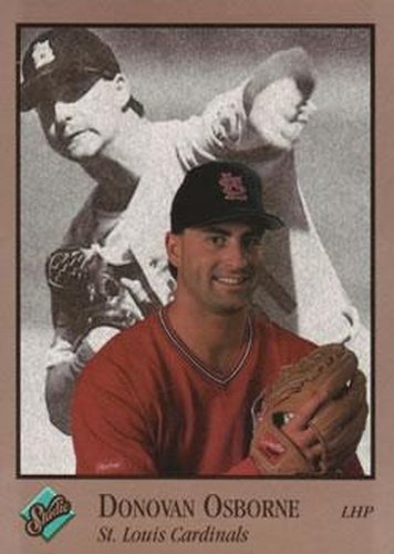 #95 Donovan Osborne - St. Louis Cardinals - 1992 Studio Baseball