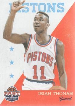 #95 Isiah Thomas - Detroit Pistons - 2011-12 Panini Past & Present Basketball