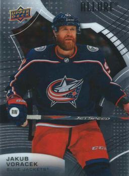 #95 Jakub Voracek - Columbus Blue Jackets - 2021-22 Upper Deck Allure Hockey
