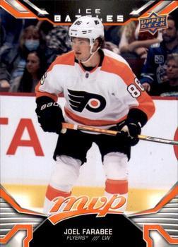 #95 Joel Farabee - Philadelphia Flyers - 2022-23 Upper Deck MVP - Ice Battles Hockey