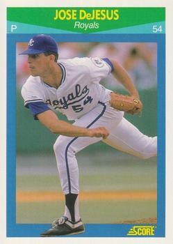 #95 Jose DeJesus - Kansas City Royals - 1990 Score Rising Stars Baseball