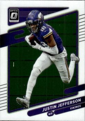 #95 Justin Jefferson - Minnesota Vikings - 2021 Donruss Optic Football