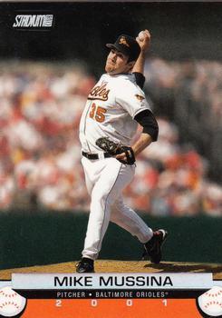 #95 Mike Mussina - Baltimore Orioles - 2001 Stadium Club Baseball