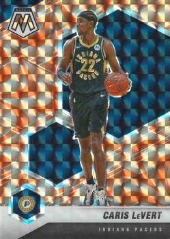 #95 Caris LeVert - Indiana Pacers - 2020-21 Panini Mosaic - Mosaic Reactive Orange Basketball