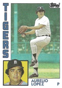 #95 Aurelio Lopez - Detroit Tigers - 1984 Topps Baseball