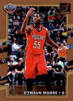 #95 E'Twaun Moore - New Orleans Pelicans - 2017-18 Donruss Basketball