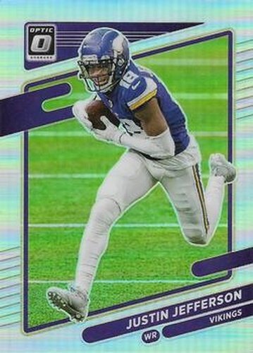 #95 Justin Jefferson - Minnesota Vikings - 2021 Donruss Optic - Holo Football