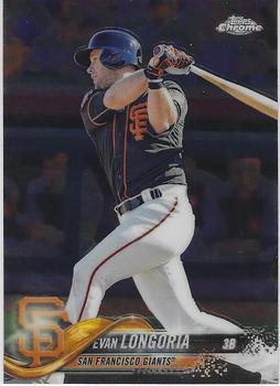 #95 Evan Longoria - San Francisco Giants - 2018 Topps Chrome Baseball