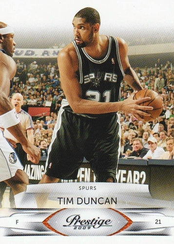 #95 Tim Duncan - San Antonio Spurs - 2009-10 Panini Prestige Basketball
