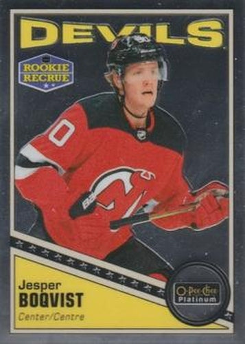 #R-95 Jesper Boqvist - New Jersey Devils - 2019-20 O-Pee-Chee Platinum - Retro Hockey