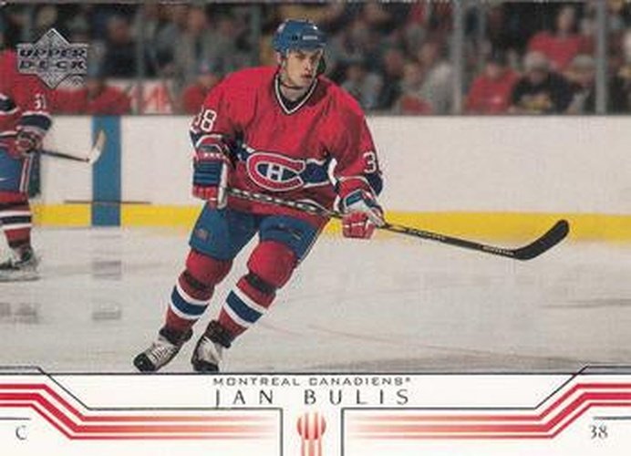 #95 Jan Bulis - Montreal Canadiens - 2001-02 Upper Deck Hockey