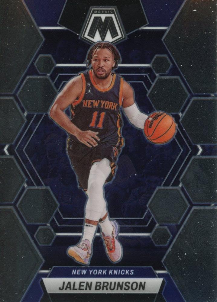 #95 Jalen Brunson - New York Knicks - 2022-23 Panini Mosaic Basketball