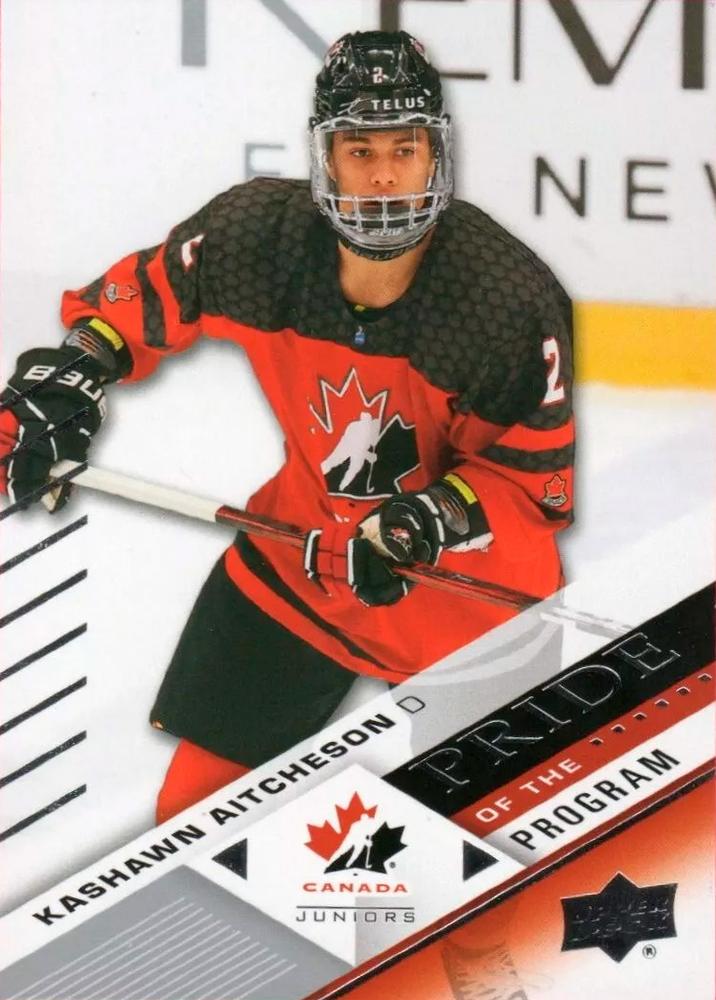 #95 Kashawn Aitcheson - Canada - 2024 Upper Deck Team Canada Juniors Hockey