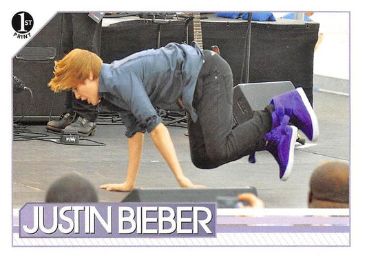 #95 During the February 5, 2010 airing of The Earl - 2010 Panini Justin Bieber