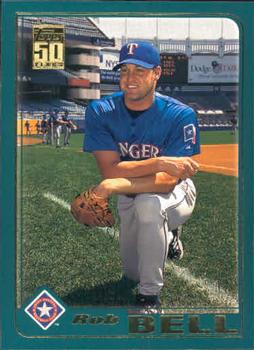 #T95 Rob Bell - Texas Rangers - 2001 Topps Traded & Rookies Baseball