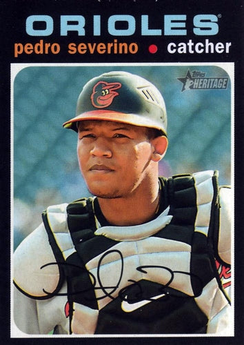 #95 Pedro Severino - Baltimore Orioles - 2020 Topps Heritage Baseball