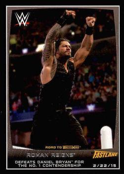#95 Roman Reigns - 2015 Topps WWE Road to Wrestlemania Wrestling