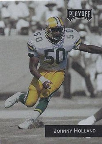 #95 Johnny Holland - Green Bay Packers - 1993 Playoff Football