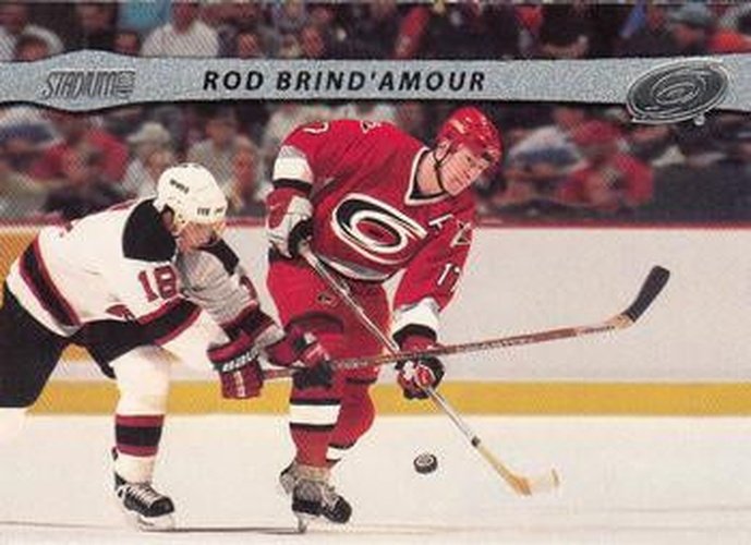 #95 Rod Brind'Amour - Carolina Hurricanes - 2001-02 Stadium Club Hockey