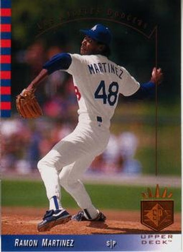 #95 Ramon Martinez - Los Angeles Dodgers - 1993 SP Baseball