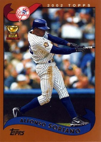 #95 Alfonso Soriano - New York Yankees - 2002 Topps Baseball