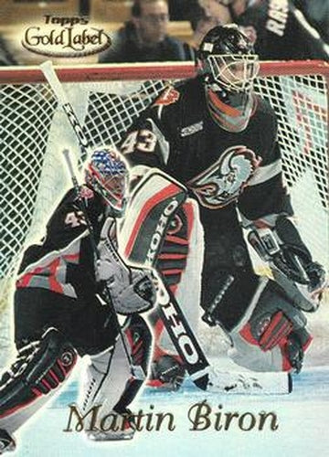 #95 Martin Biron - Buffalo Sabres - 1999-00 Topps Gold Label Hockey
