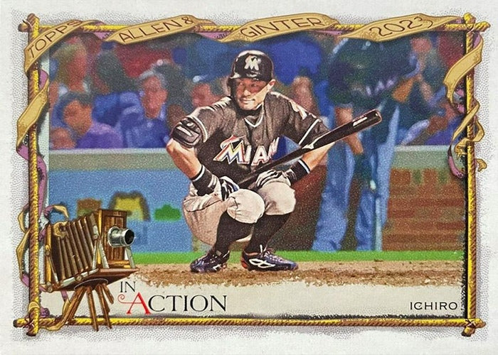 #95b Ichiro - Miami Marlins - 2023 Topps Allen & Ginter Baseball