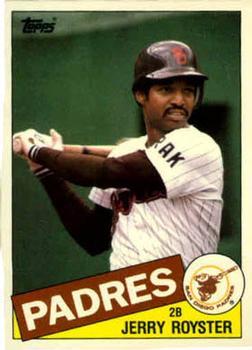 #96T Jerry Royster - San Diego Padres - 1985 Topps Traded Baseball