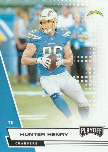 #96 Hunter Henry - Los Angeles Chargers - 2020 Panini Playoff Football