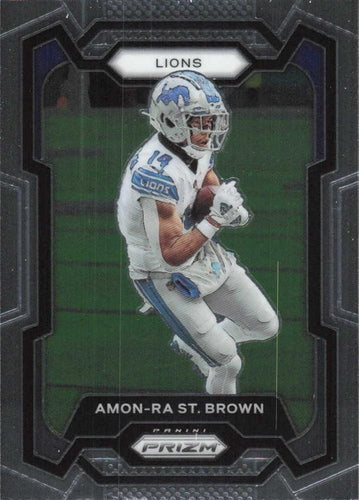 #96 Amon-Ra St. Brown - Detroit Lions - 2023 Panini Prizm Football