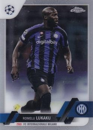 #96 Romelu Lukaku - Inter Milan - 2022-23 Topps Chrome UEFA Club Competitions Soccer