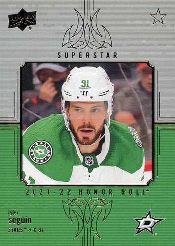 #HR-96 Tyler Seguin - Dallas Stars - 2021-22 Upper Deck - Honor Roll Hockey