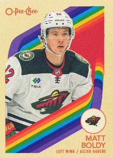 #96 Matt Boldy - Minnesota Wild - 2023-24 O-Pee-Chee - Retro Hockey