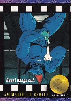 #96 Beast hangs out. - 1993 SkyBox X-Men Series 2