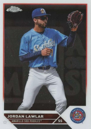 #PDC-96 Jordan Lawlar - Amarillo Sod Poodles - 2023 Topps Pro Debut - Chrome Baseball