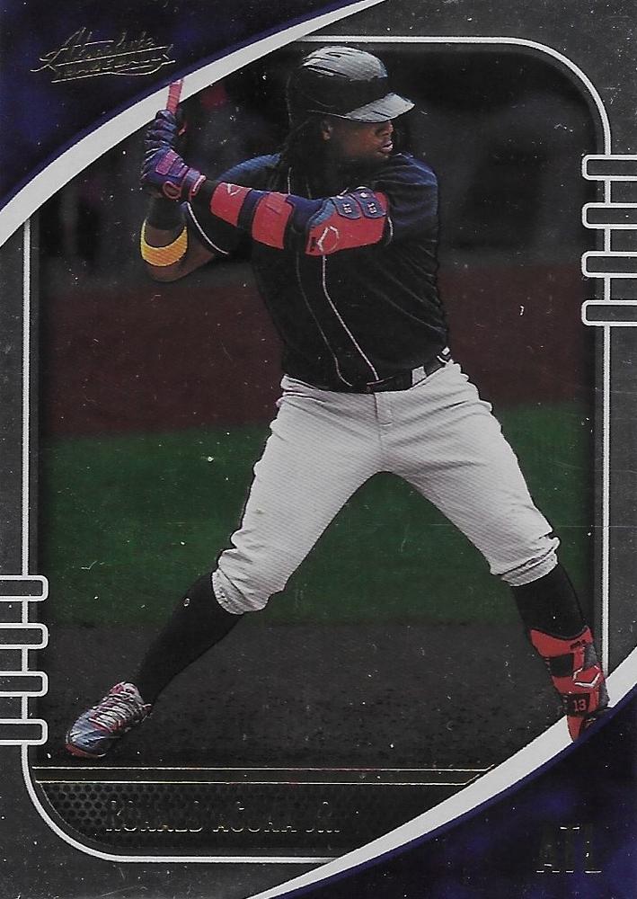 #96 Ronald Acuna Jr. - Atlanta Braves - 2021 Panini Absolute Baseball