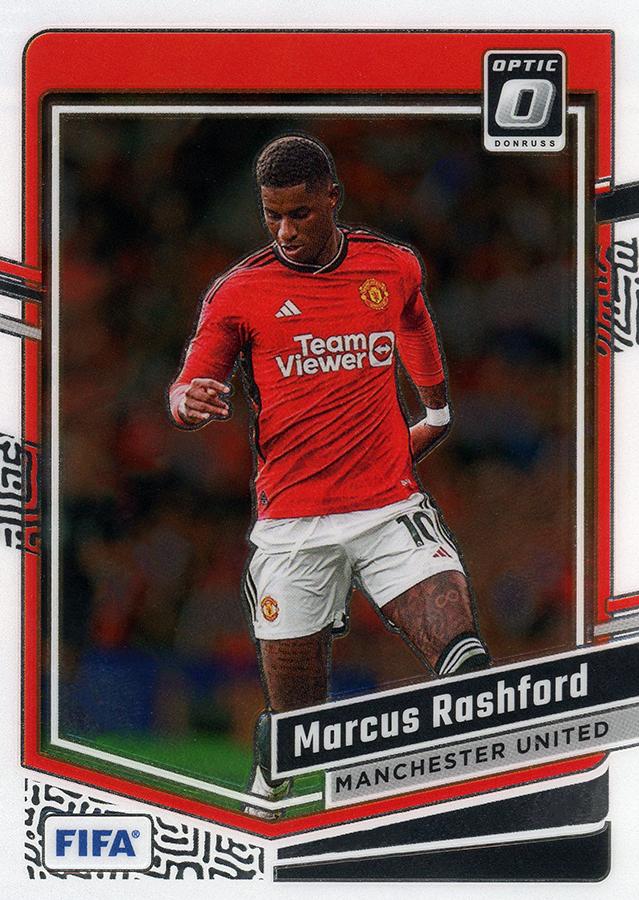 #96 Marcus Rashford - Manchester United - 2023-24 Donruss - Optic Soccer