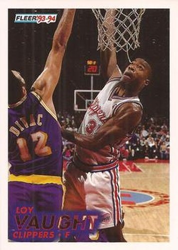 #96 Loy Vaught - Los Angelesippers - 1993-94 Fleer Basketball